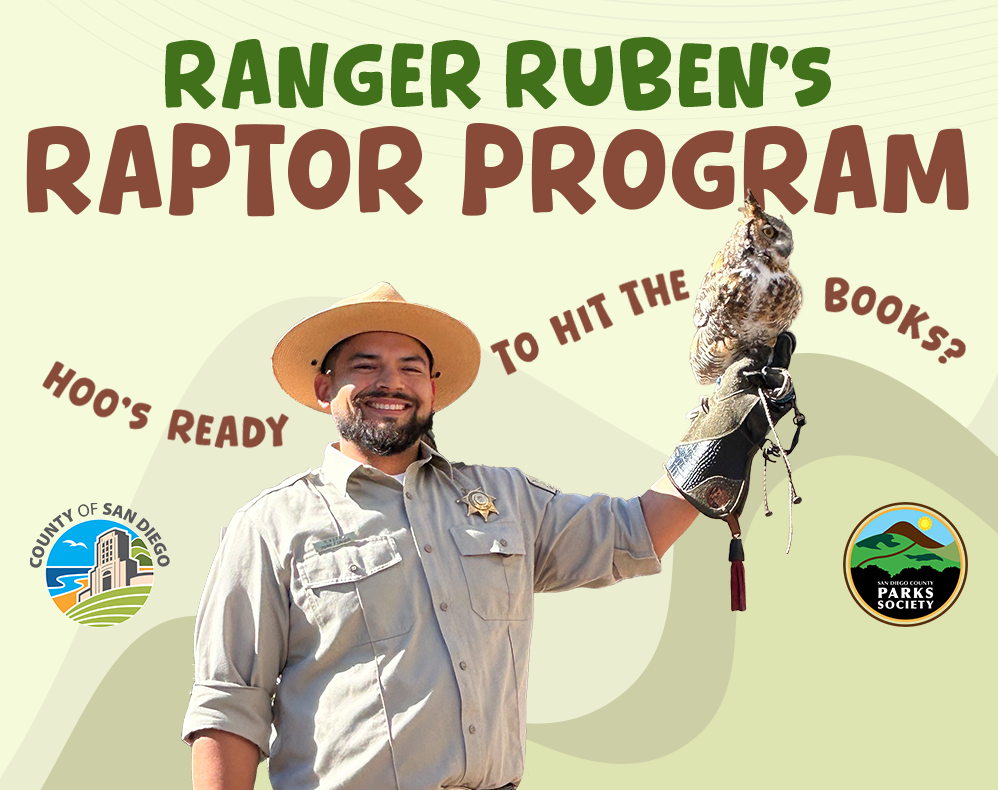 Ranger Ruben's Raptor Program in Partnership with County Library!